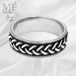 Anello Fedina Treccina Francese