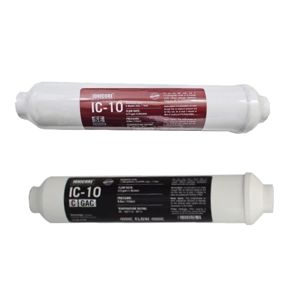 Filtro a sedimenti Ionicore IC-10SE + filtro a carbone attivo Ionicore IC-10CGAC - immagine 2