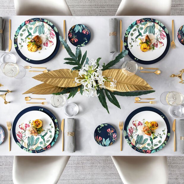 Villeroy & Boch Avarua Piatto da Torta, 33cm, blu/multicolore - immagine 6