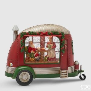 EDG · Enzo De Gasperi · Carillon Babbo Natale Camper · Musica, LED e Movimento