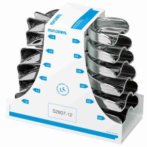 PORTAIMPRONTE LISCE INOX PERMA-LOCK SERIE MAXI 12p