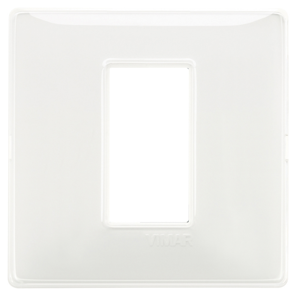 PLACCA 1M REFLEX NEVE VIMAR PLANA PER SCATOLA ROTONDA 1 MODULO 14641.41 Reflex neve