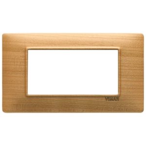 PLACCA 4M CILIEGIO VIMAR PLANA 4 MODULI 14654.63 ciliegio