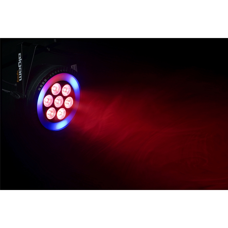 Faretto PARWASH76-RING LED 7x6W RGBW + RING RGB - immagine 6