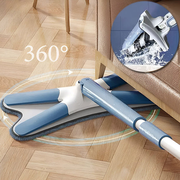 Mocio a X autoavvolgente con rotazione a 360° - immagine 6