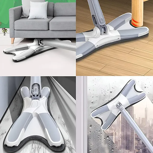 Mocio a X autoavvolgente con rotazione a 360° - immagine 4