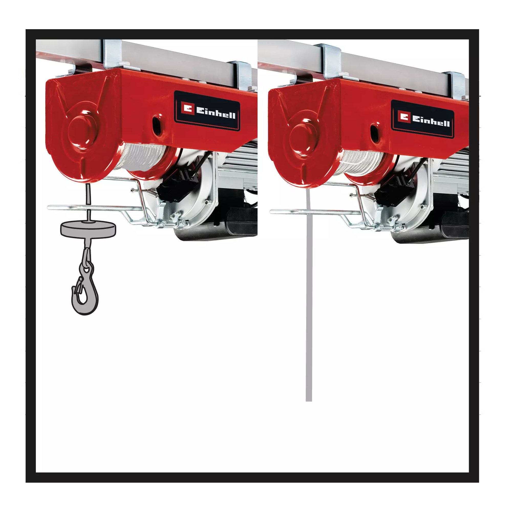 Paranco elevatore elettrico Einhell TC-EH 1000 – portata 999kg – cavo 18metri – cod.art. 2255160 - immagine 6