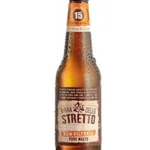 Birra Dello Stretto – Puro Malto, Non filtrata – cl 33 x 1 bottiglia vetro