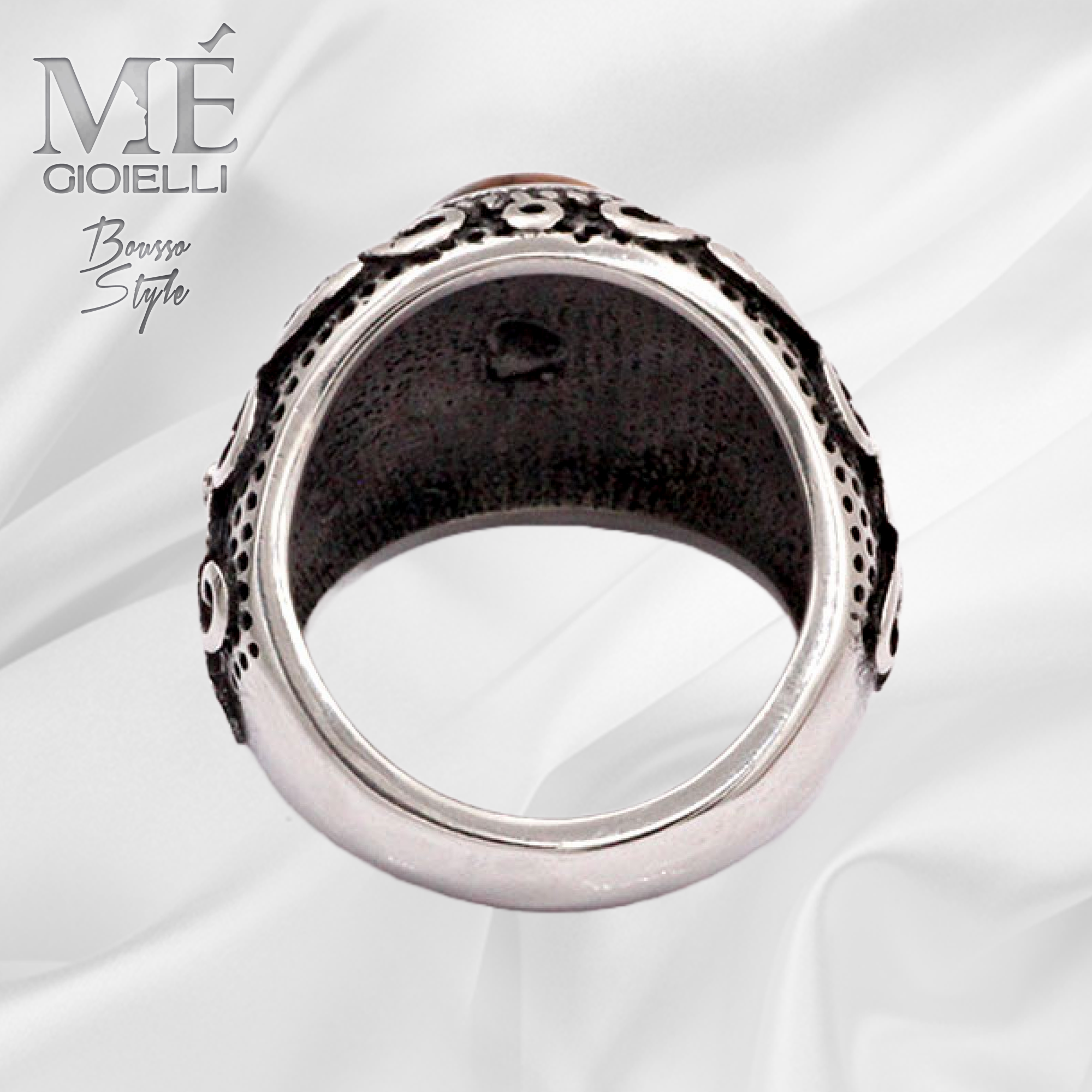 Anello Ovale Lavorazione Gotica - immagine 5