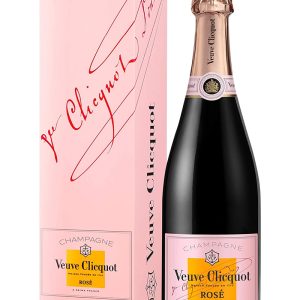 Veuve Clicquot – Champagne AOC, Rose Brut (Vino Spumante) – cl 75 x 1 bottiglia vetro astucciato