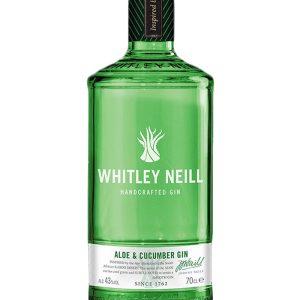 Whitley Neill – Aloe & Cucumber, Handcrafted Gin Aloe e Cetriolo – cl 70 x 1 bottiglia vetro