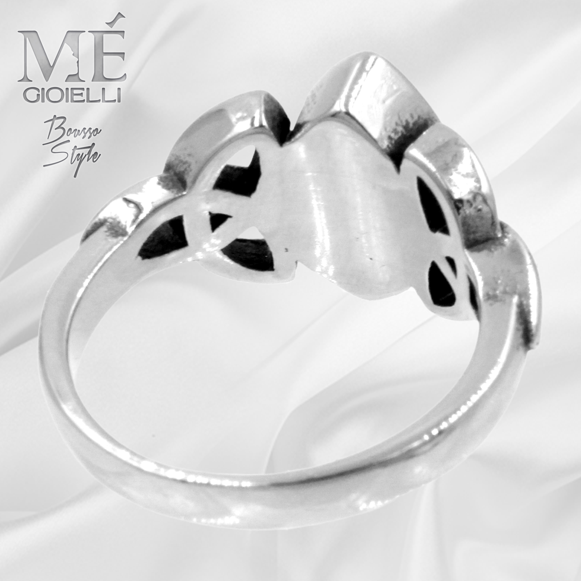 Anello Pietra Nera Slim - immagine 4