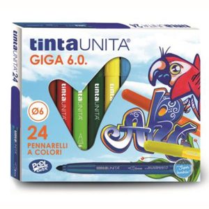 Pennarelli punta grossa – Tinta Unita – Scatola 24 pz