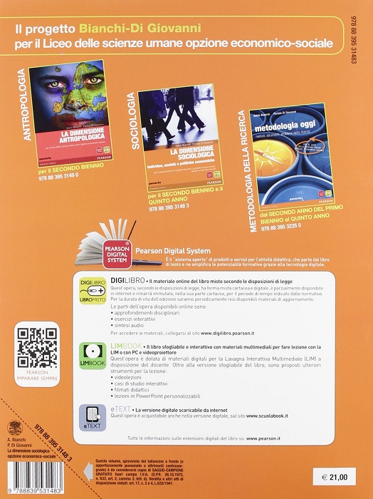 La dimensione sociologica. Individuo, società e politiche economiche. Per le Scuole superiori. Con espansione online – Bianchi Adele; Di Giovanni Parisio - immagine 3