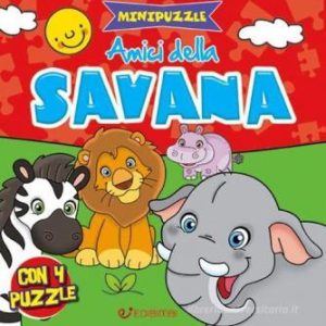 Amici della savana. Minipuzzle