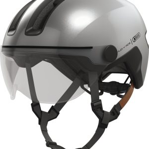 Casco Abus HUD-Y ACE Gleam Silver (Taglia L 57-61cm)