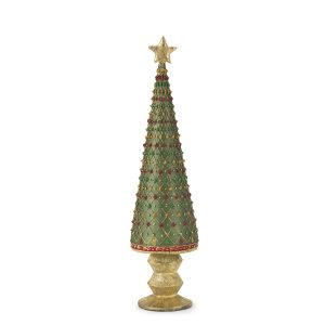 Henriette · Albero Natalizio Rombi Verde · H.43 Cm