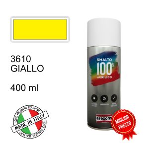 BOMBOLETTA AREXONS SPRAY 3610 Giallo SMALTO 100% ACRILICO