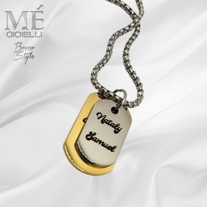Collana Doppia Piastrina Personalizzabile