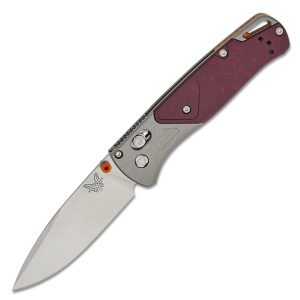 Benchmade  Bugout  535-09 – S90V – Aluminum / Redstone Richlite