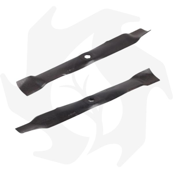 Coppia di lame per tagliaerba rasaerba JOHN DEERE 542 mm professionale 122-074 / 122-075