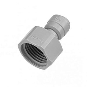 Terminale dritto DM fit filetto femmina BSP (a cono) 1/2″- Ø tubo 3/8″