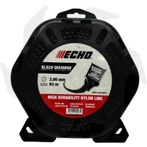 Filo per decespugliatore ECHO quadro con profilo elicoidale da 3mm 63m
