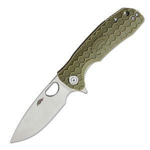 Honey Badger Drop Point Medium Green
