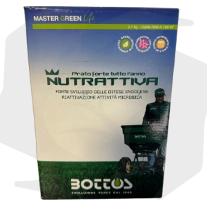 Nutrattiva Bottos – 2,7 Kg Concime organico minerale per terreno con micorrize, trichoderma e bacillus