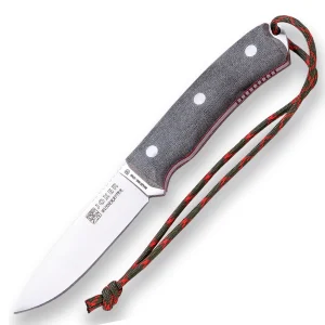 Joker Bushcrafter – Böhler N695 – Micarta Green – Fodero in Cuoio – CV120