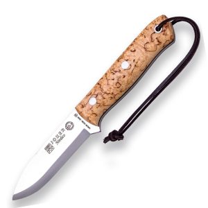 Joker Nordico – 14C28N – Curly Birch – Fodero in Cuoio – CL115