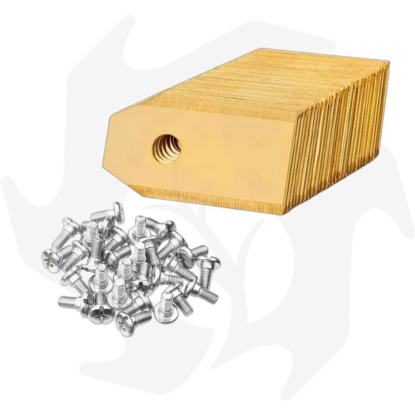 Lame robot Husqvarna Automower Mod B A TITANIUM. Confezione 9 pezzi