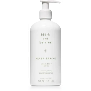 NEVER SPRING HAND & BODY LOTION 400ML BJORK & BERRIES