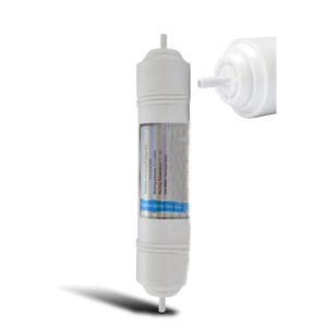 Post filtro in linea a carbone attivo granulare GAC con codolo 1/4″ – 2″x10″