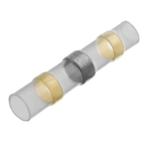 Connettore di giunzione termoretraibile autosaldante giallo – 25pz.