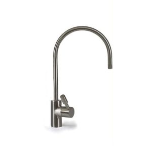 Rubinetto 1 via Robin in acciaio satinato 1/4″