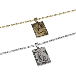 Collana Piastrina Rettangolare