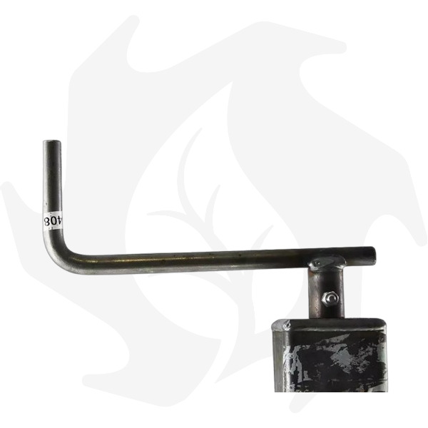 Servotimone telescopico piede appoggio per rimorchi agricoli 50 x 600 mm - immagine 3