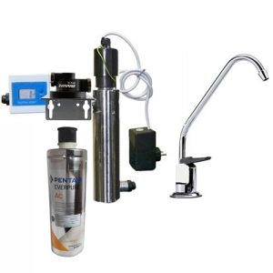 Sistema di filtrazione Everpure completo di UV 12 watt, filtro AC e rubinetto 1 via Lewis