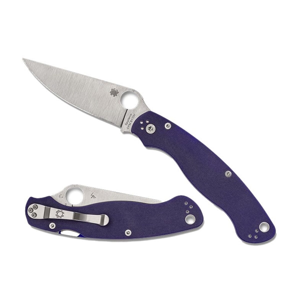 Spyderco Military 2, Dark Blue G-10 C36GPDBL2 - immagine 4