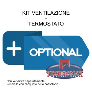 OPTIONAL KIT VENTILAZIONE + TERMOSTATO PER VARI MODELLI TECHNOMAX (non vendibile separatamente)