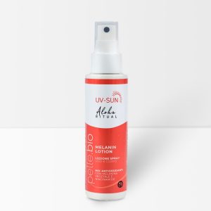 UV SUN Aloha Ritual Melanin Lotion Mix Antiossidante Spray Viso e Corpo 100 ml Pelle Bio