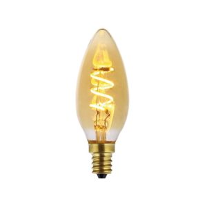 CANDELA DECO FLEX – Lampadina vintage LED candela deco flex E14 4W luce calda