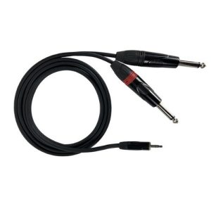 Cavo mini jack – 2 x jack 3mt Zzipp