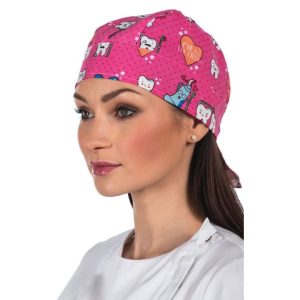 Confezioni Cappello Bandana Fantasia Poliestere/Cotone T/Unica Denti Felici
