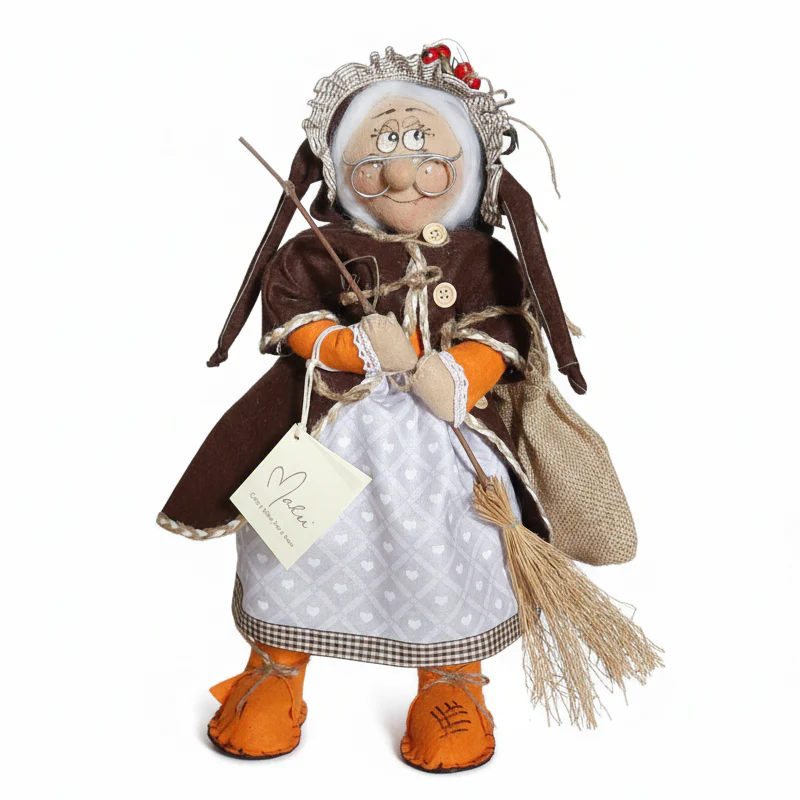 Malù · Befana Artigianale · Brunella · 100 cm