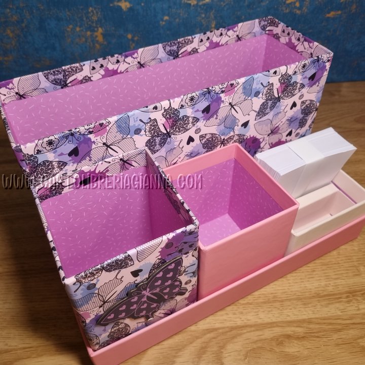 Cartomania – Organizer da scrivania con divisori matite e notes - immagine 5