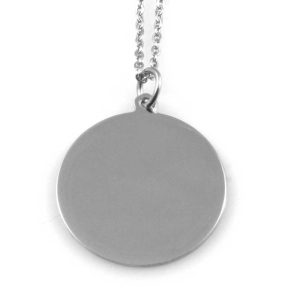 Ciondolo rotondo diametro 3.5 cm circa Personalizzato