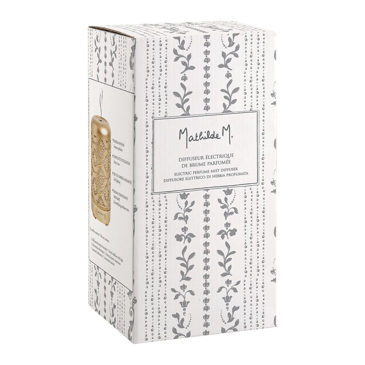 Mathilde.M Nuovo Diffusore Nebulizzato Profumato Elettrico Classico 60 ml – Bianco - immagine 4