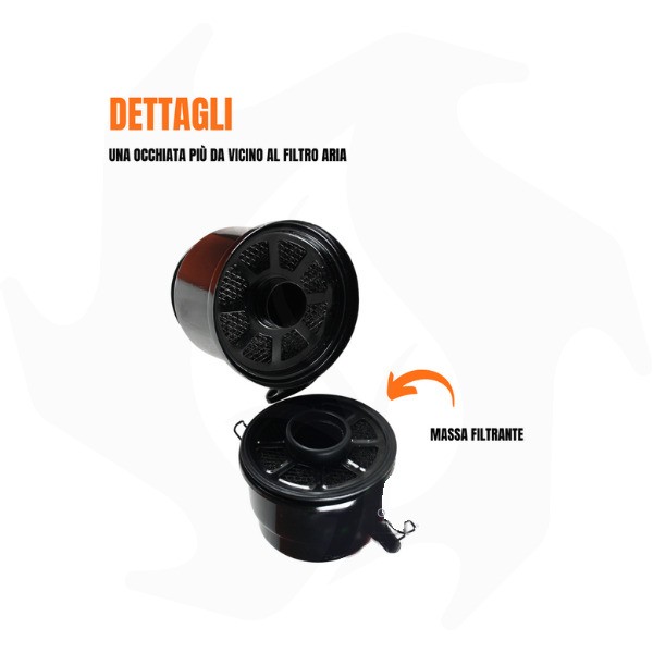 Filtro aria con cappello Lombardini LDA510 3LD510 - immagine 6